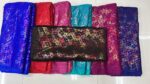 Gold Lurex Chiffon Sudanese Toub, East African Fabric. - Image 10