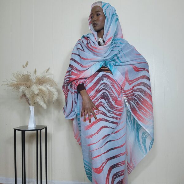 Sudanese Digital print Toub, East African fabric.