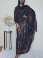 Gold Lurex Chiffon Sudanese Toub, East African Fabric. - Image 7