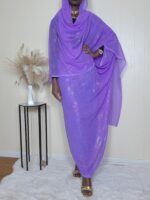 Gold Lurex Chiffon Sudanese Toub, East African Fabric. - Image 6